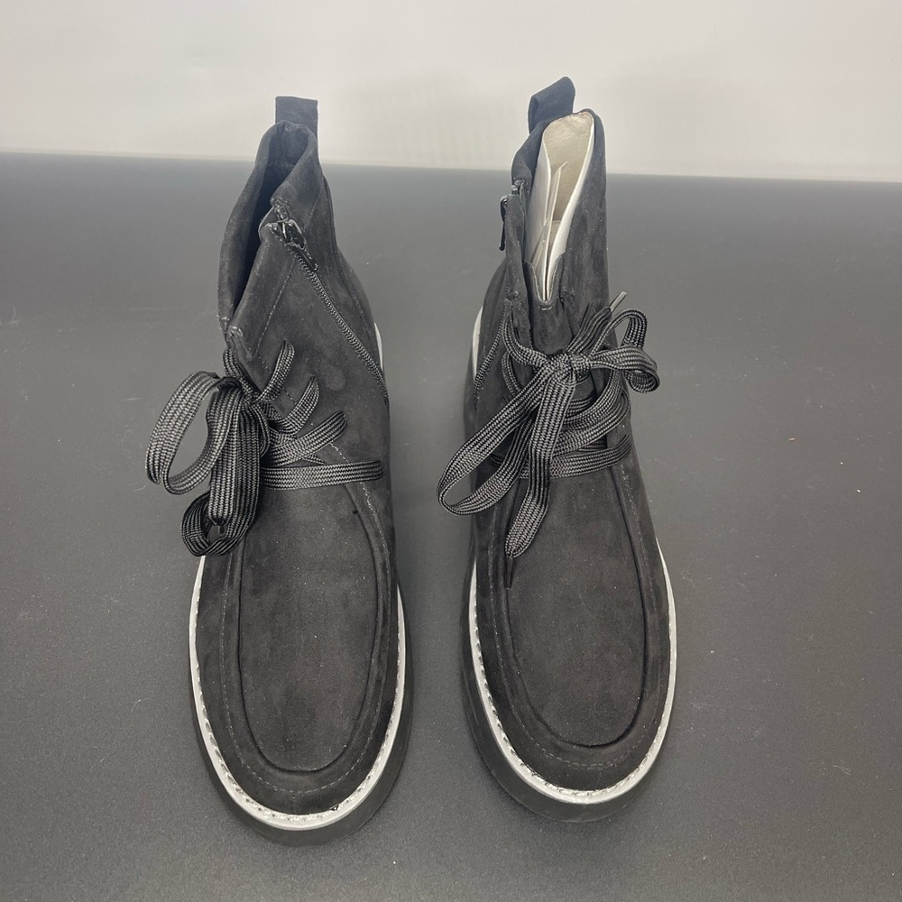 Sonoma Black Suede Boots (SB4) - Picture 6 of 8